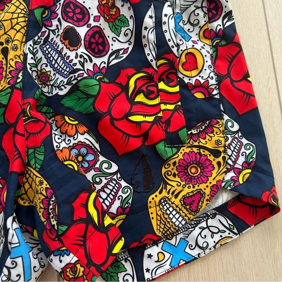 Women THF Athletic Shorts Cinco de mayo Workout Shorts tachuntfish Forward XS - Picture 4 of 5